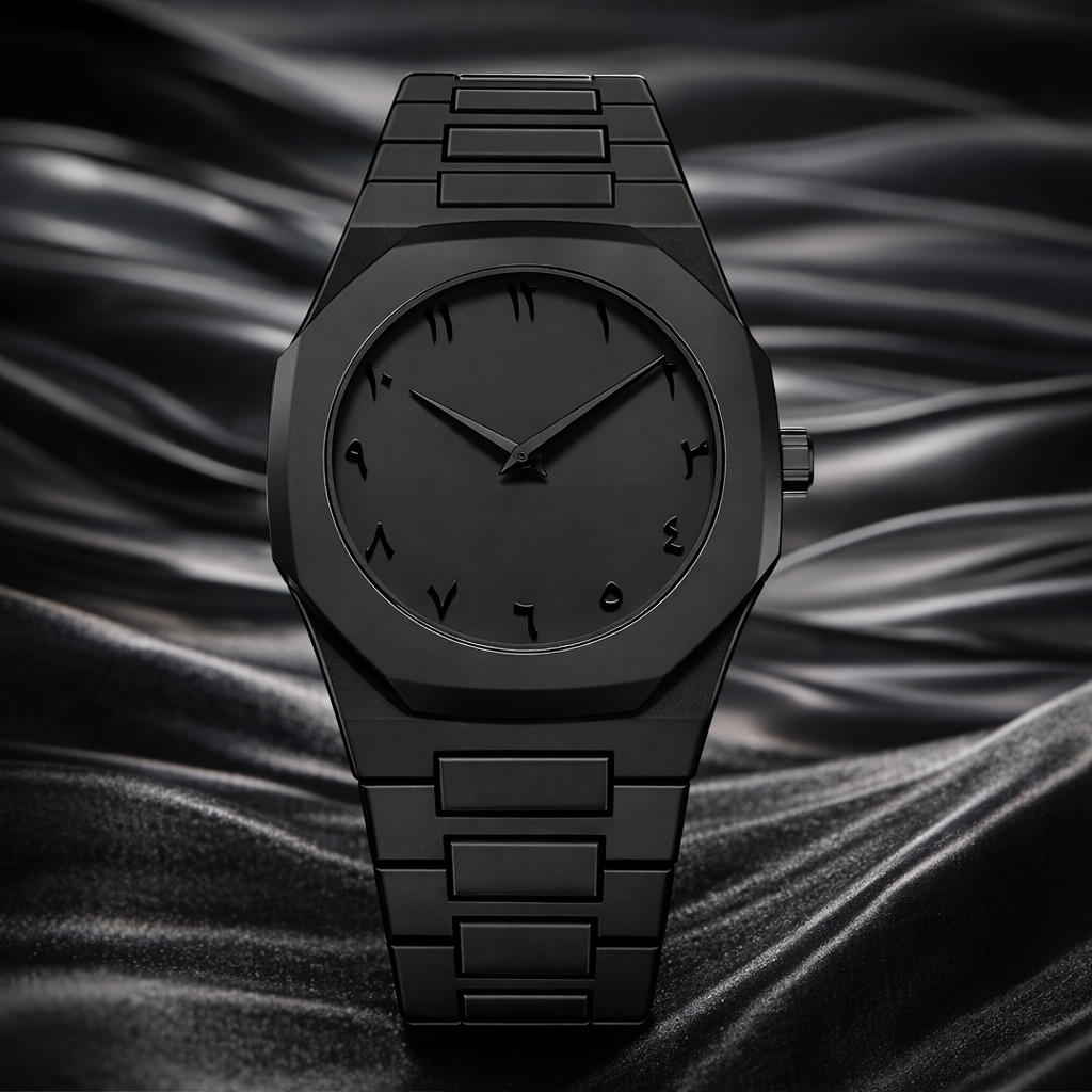 Montre Arabe all in Black